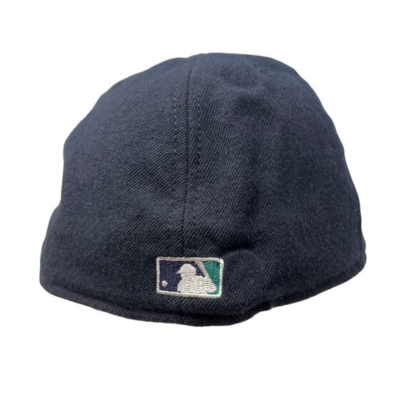Seattle Mariners New Era 5950 Diamond Collection 7 3/8 Vintage Wool Hat Cap 90's - Picture 5 of 11